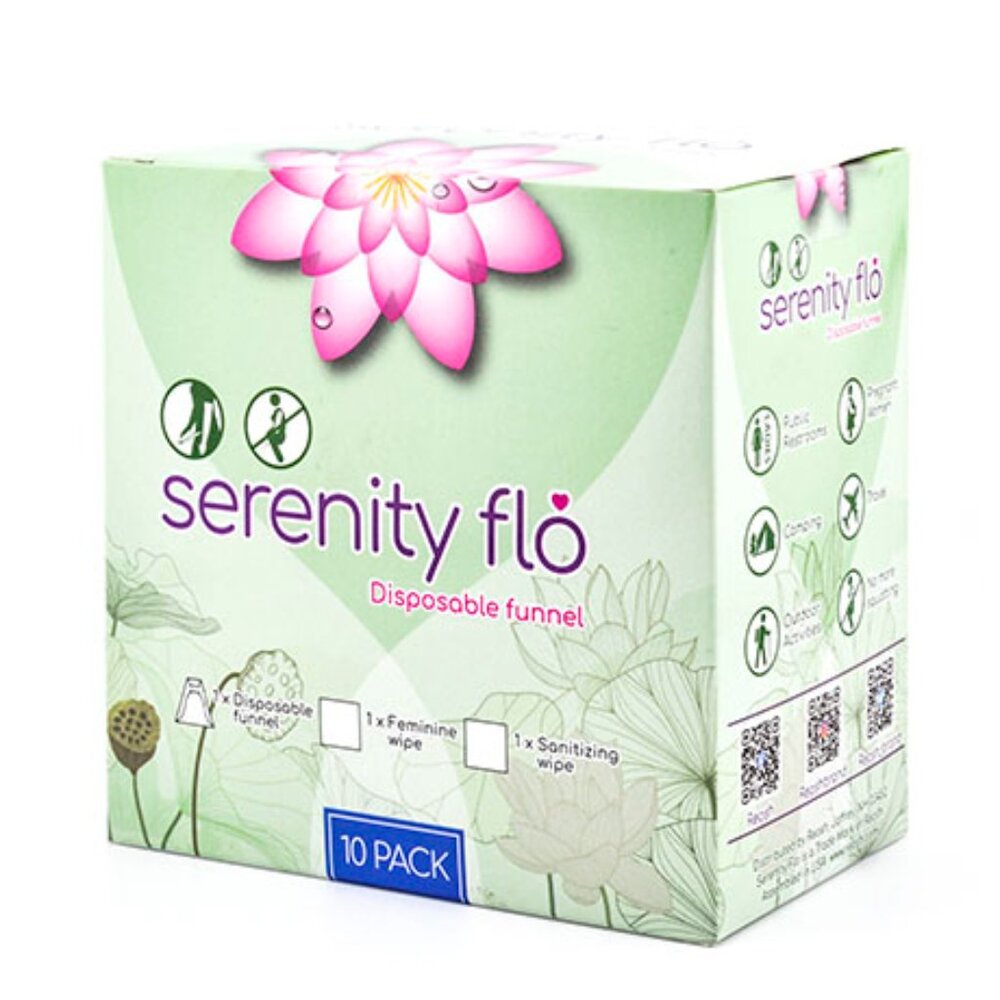 Serenity Flo women's disposable stand and pee funnel 10 pack set - Picture 6 of 6